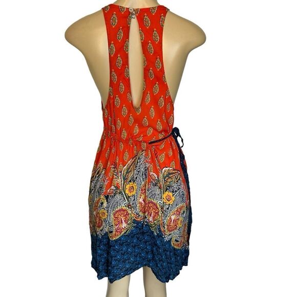 Free People Intimately Asymmetrical Rendezvous Paisley Dress Size xs - Picture 3 of 8